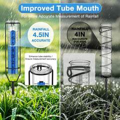 BoArt Rain Gauge adjustable height feature