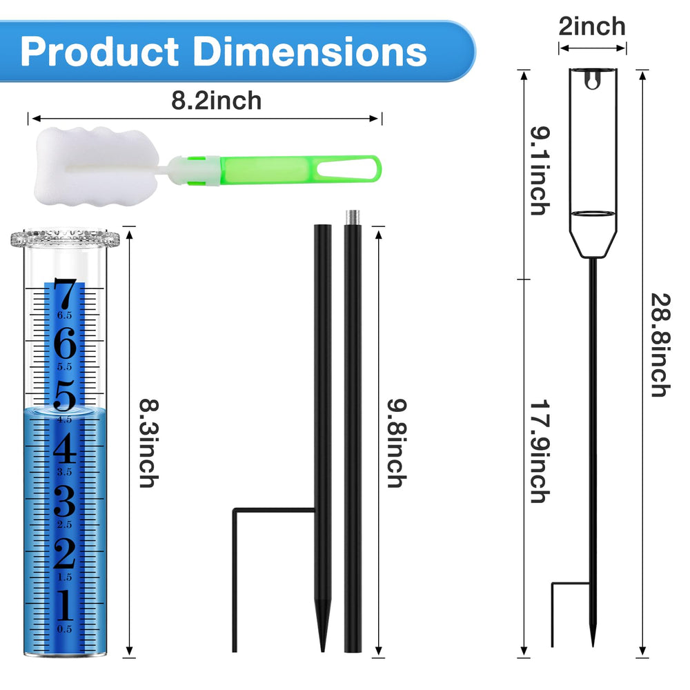 BoArt Rain Gauge freestanding holder