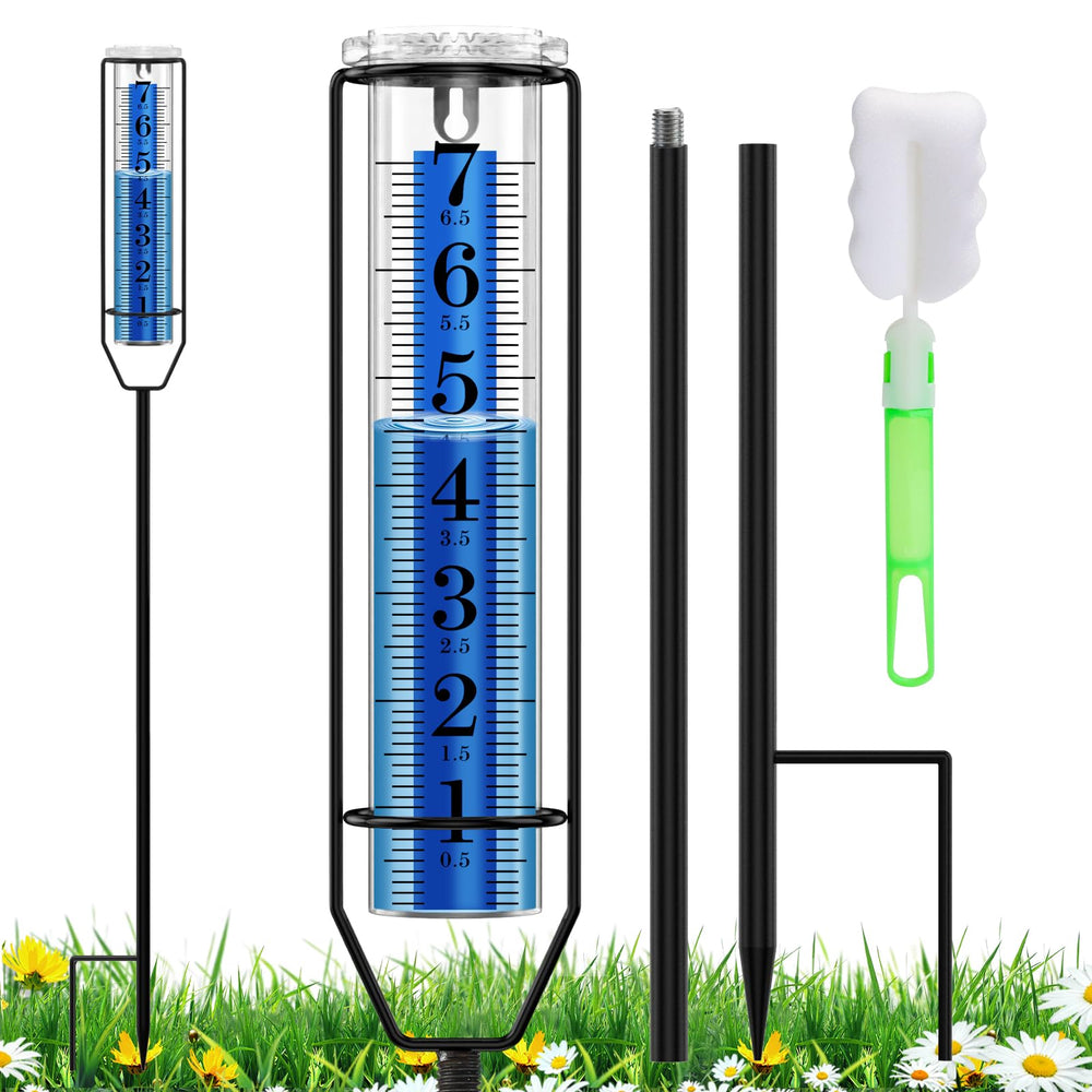 BoArt Rain Gauge front view showing clear scale