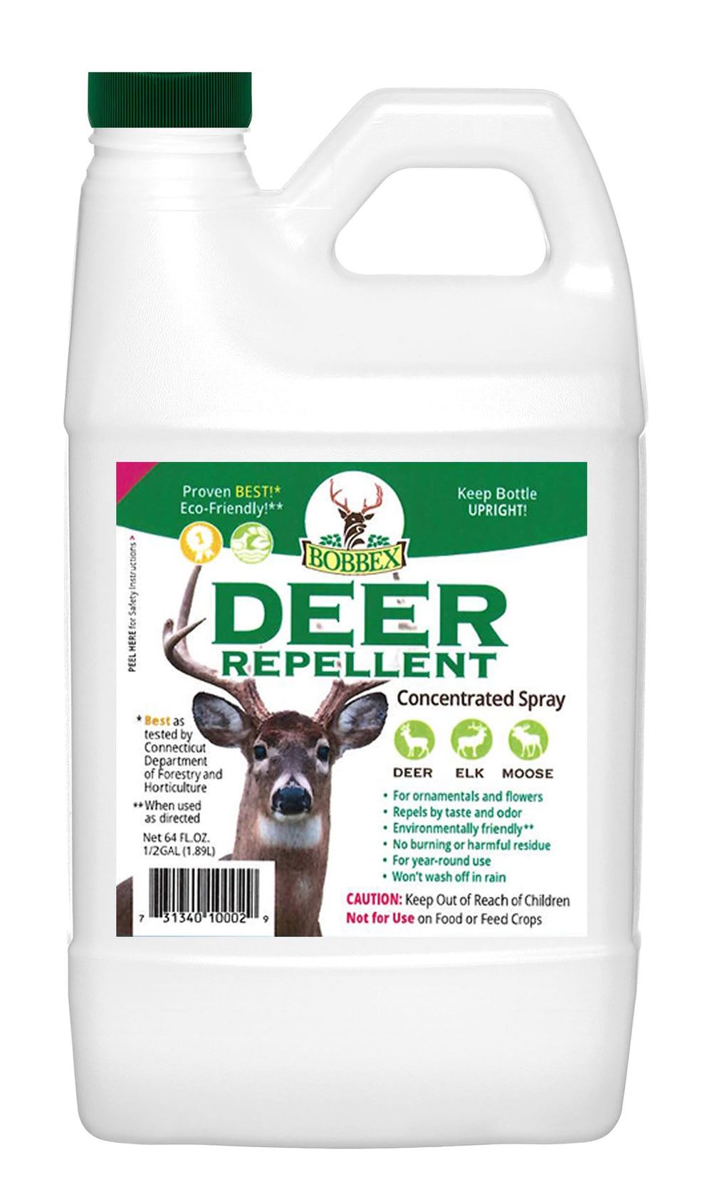 Bobbex 64 oz Concentrated Deer Repellent bottle front view