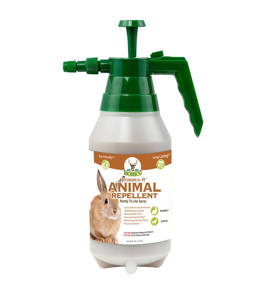 Bobbex Animal Repellent Spray 48 oz front view with E-Z pump bottle