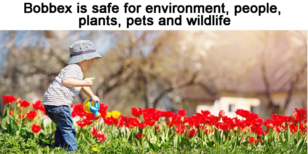 Bobbex deer repellent concentrate showing application instructions