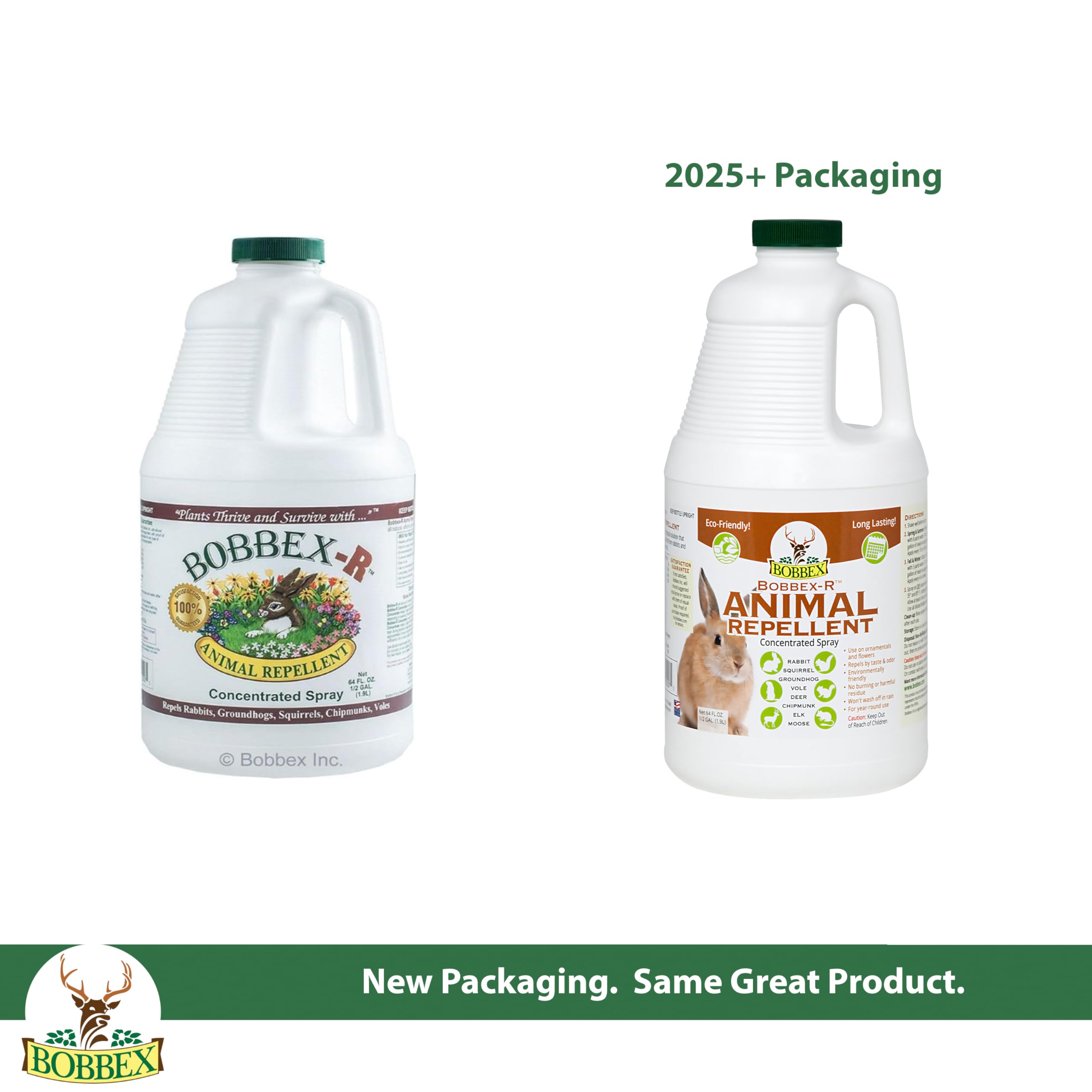 Bobbex-R Animal Repellent 64 Fl Oz bottle side view