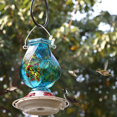 BOLITE Hummingbird Feeder filled with nectar