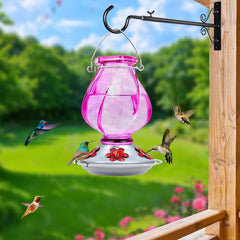 BOLITE Hummingbird Feeder hanging in garden