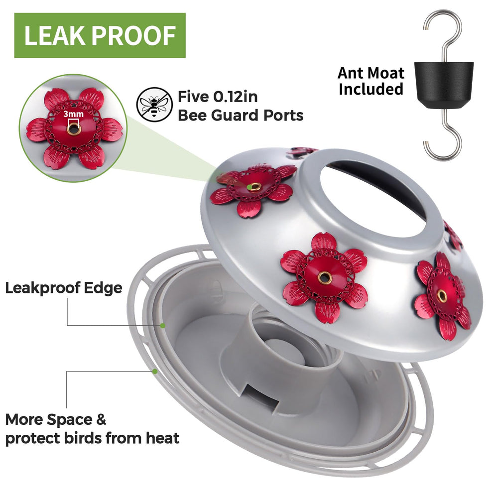 BOLITE Hummingbird Feeder with hook attached