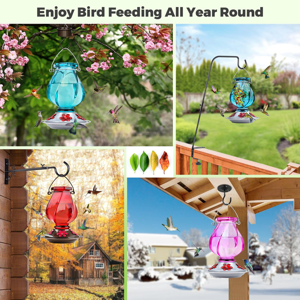 BOLITE Hummingbird Feeder with nectar inside