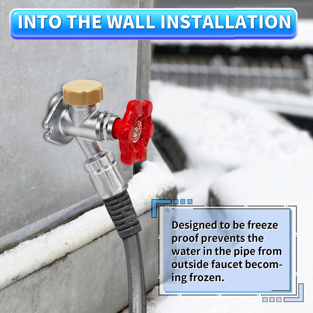 Boltigen frost free hose bib with gardening tools