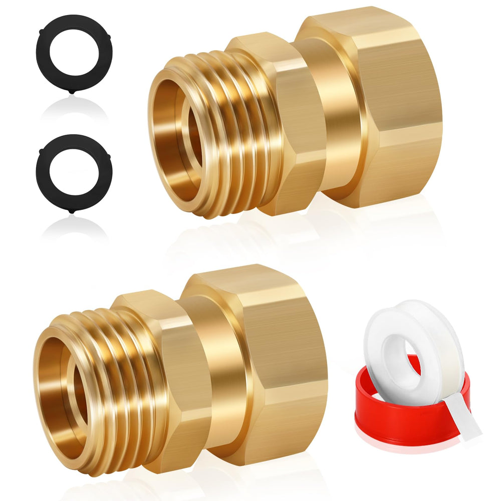 Boltigen Garden Hose Swivel Connector front view
