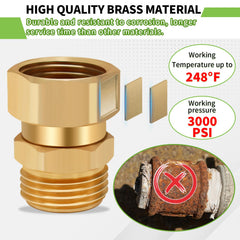 Boltigen Garden Hose Swivel Connector with attached garden hose