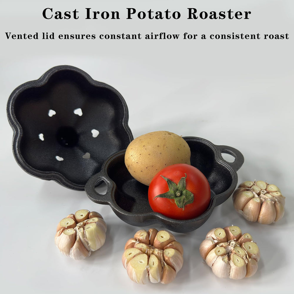 BOLVOUD Cast Iron Smoker Box packaging
