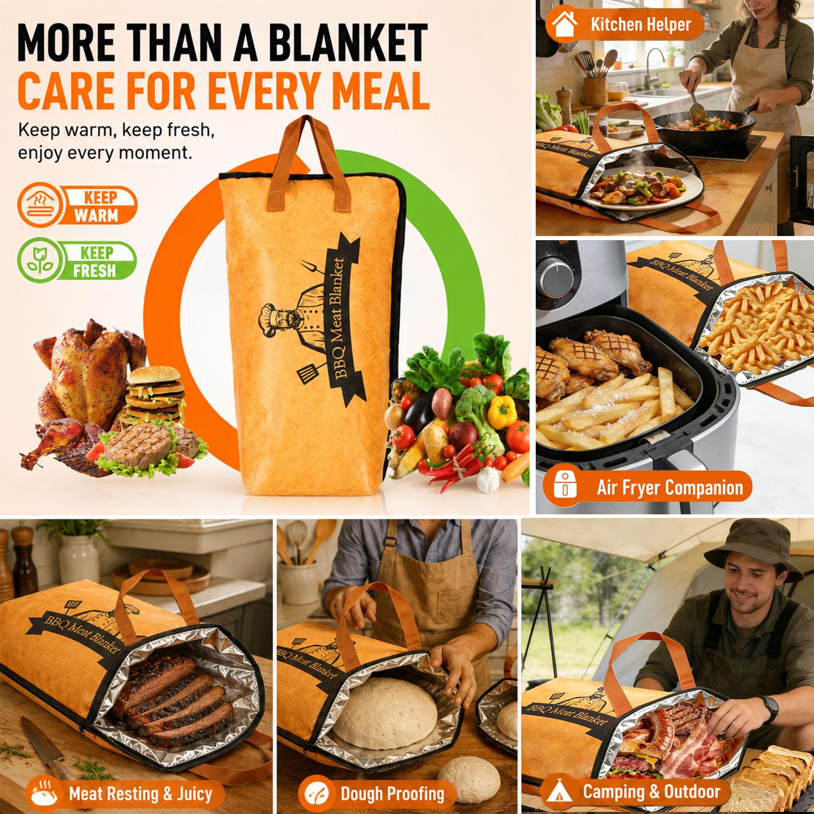 Bolycen BBQ Blanket exterior showing material texture