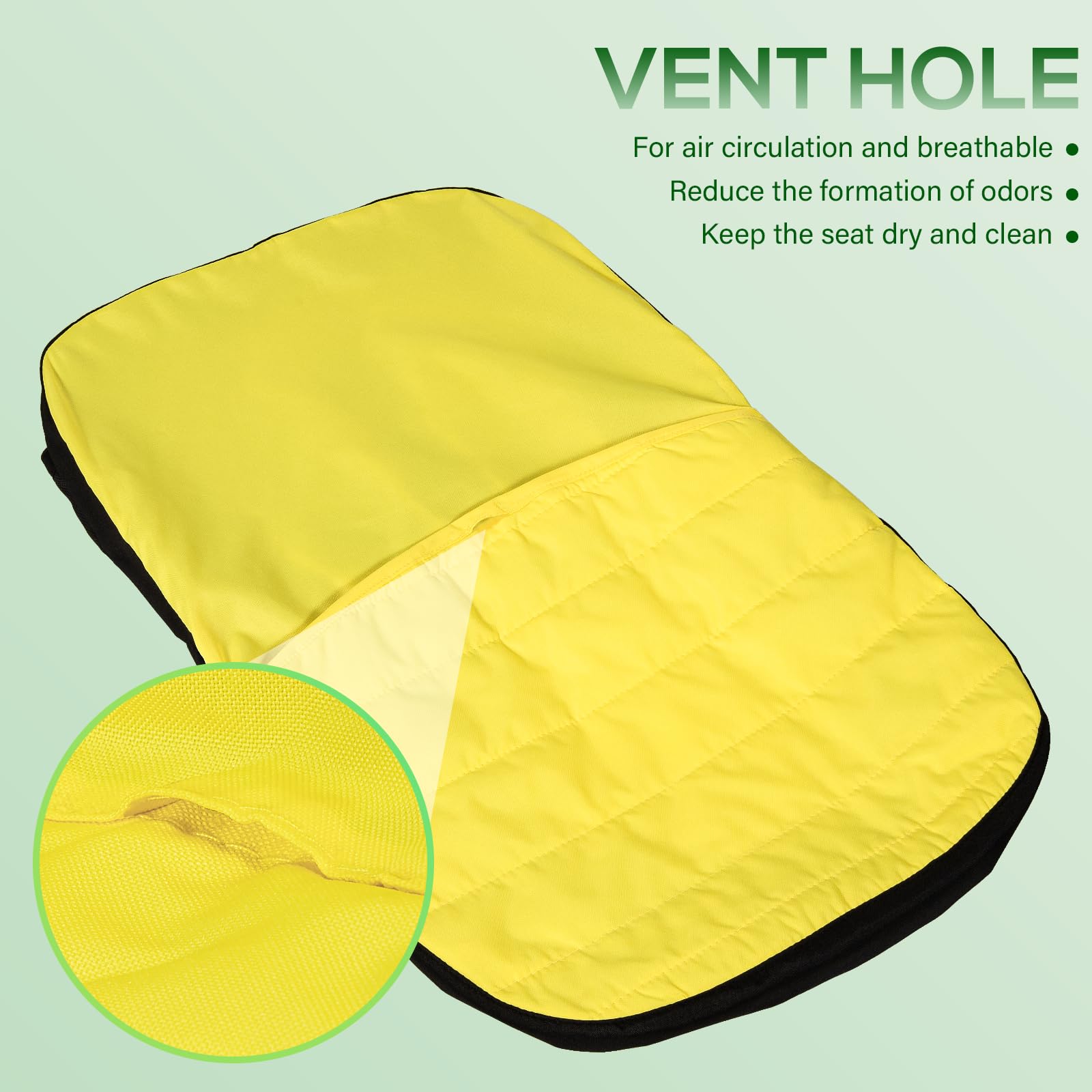 Bonbo Riding Mower Seat Cover with mesh side pockets