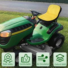 Bonbo Riding Mower Seat Cover with rear zippered pocket for storage