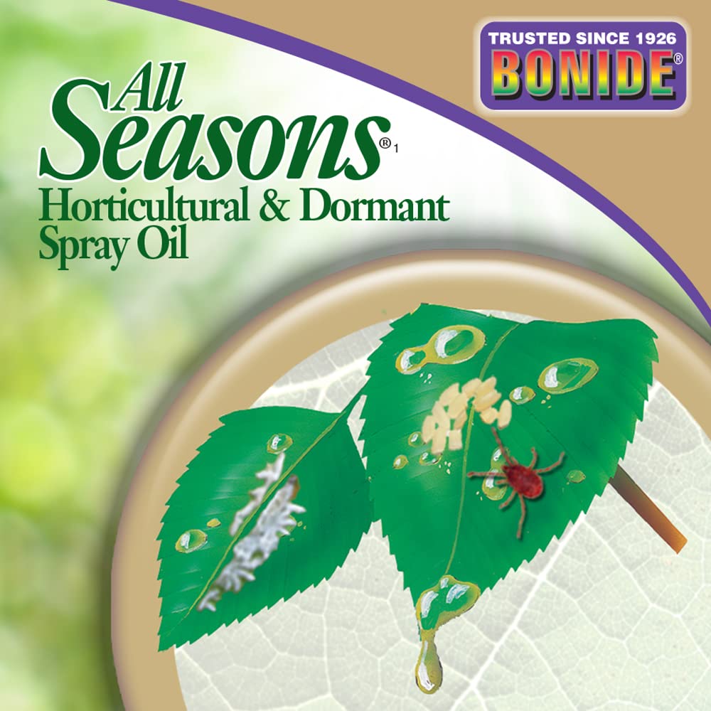 Bonide All Seasons Horticultural Spray Oil in garden setting