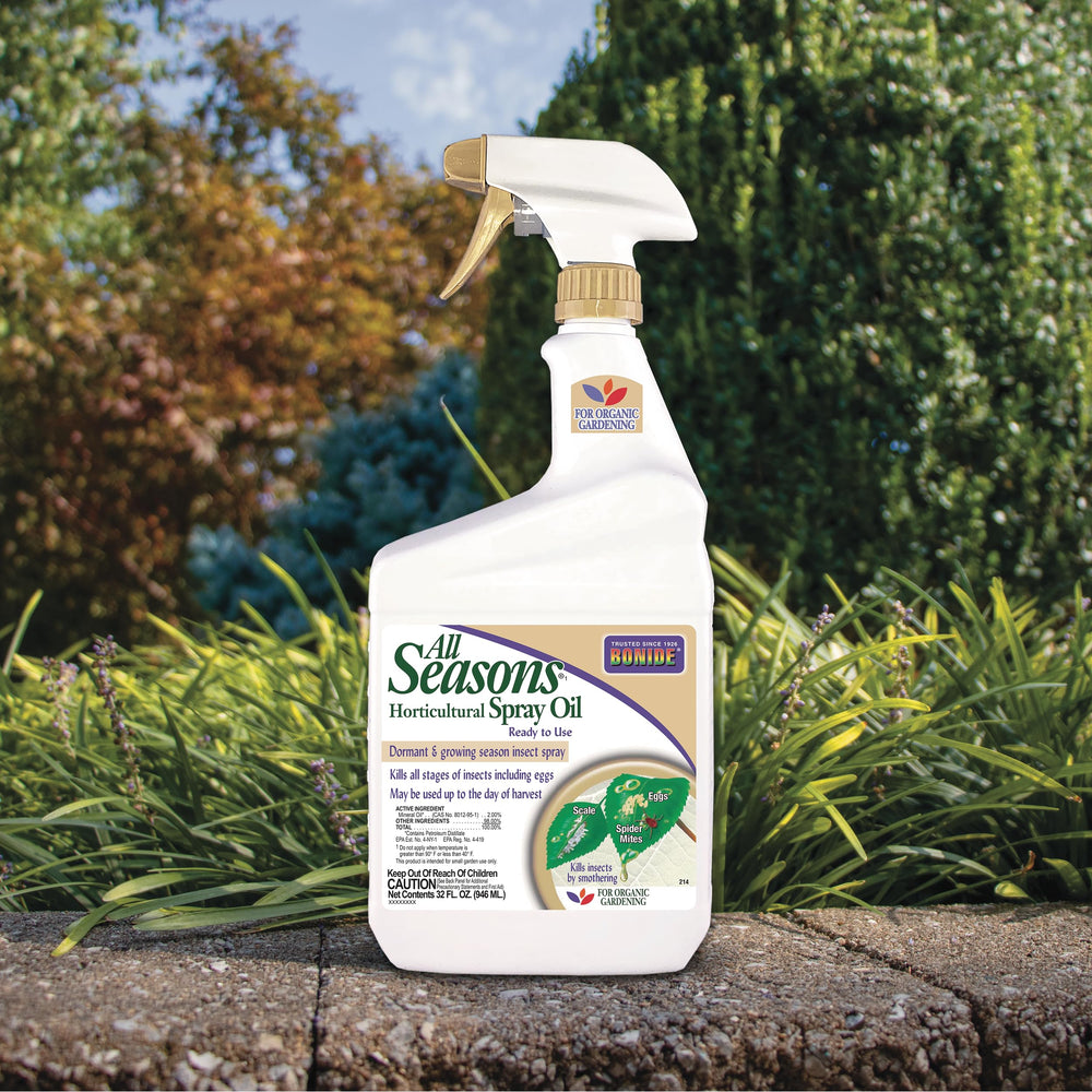 Bonide All Seasons Horticultural Spray Oil label detail