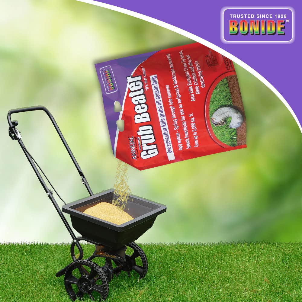 Bonide Annual Grub Killer Granules on grass