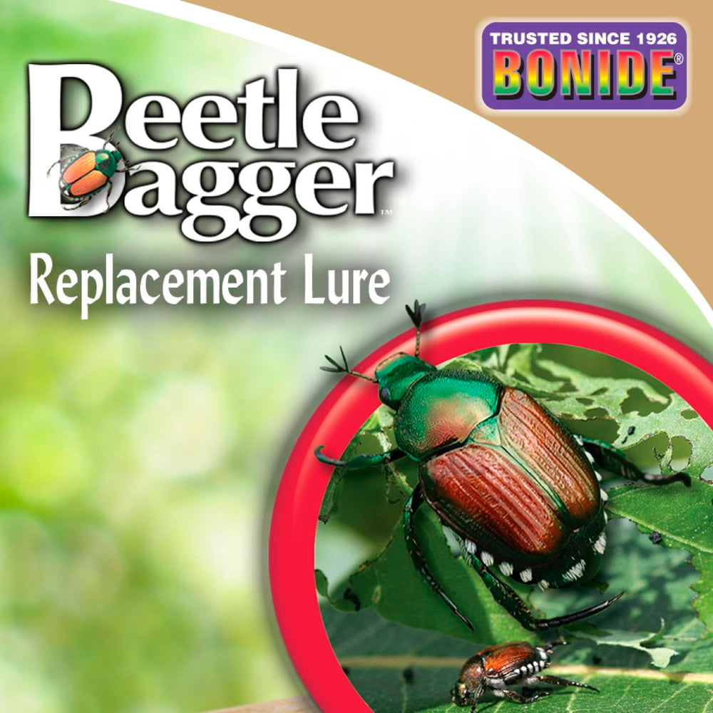 Bonide Beetle Bagger Replacement Lure displayed outdoors