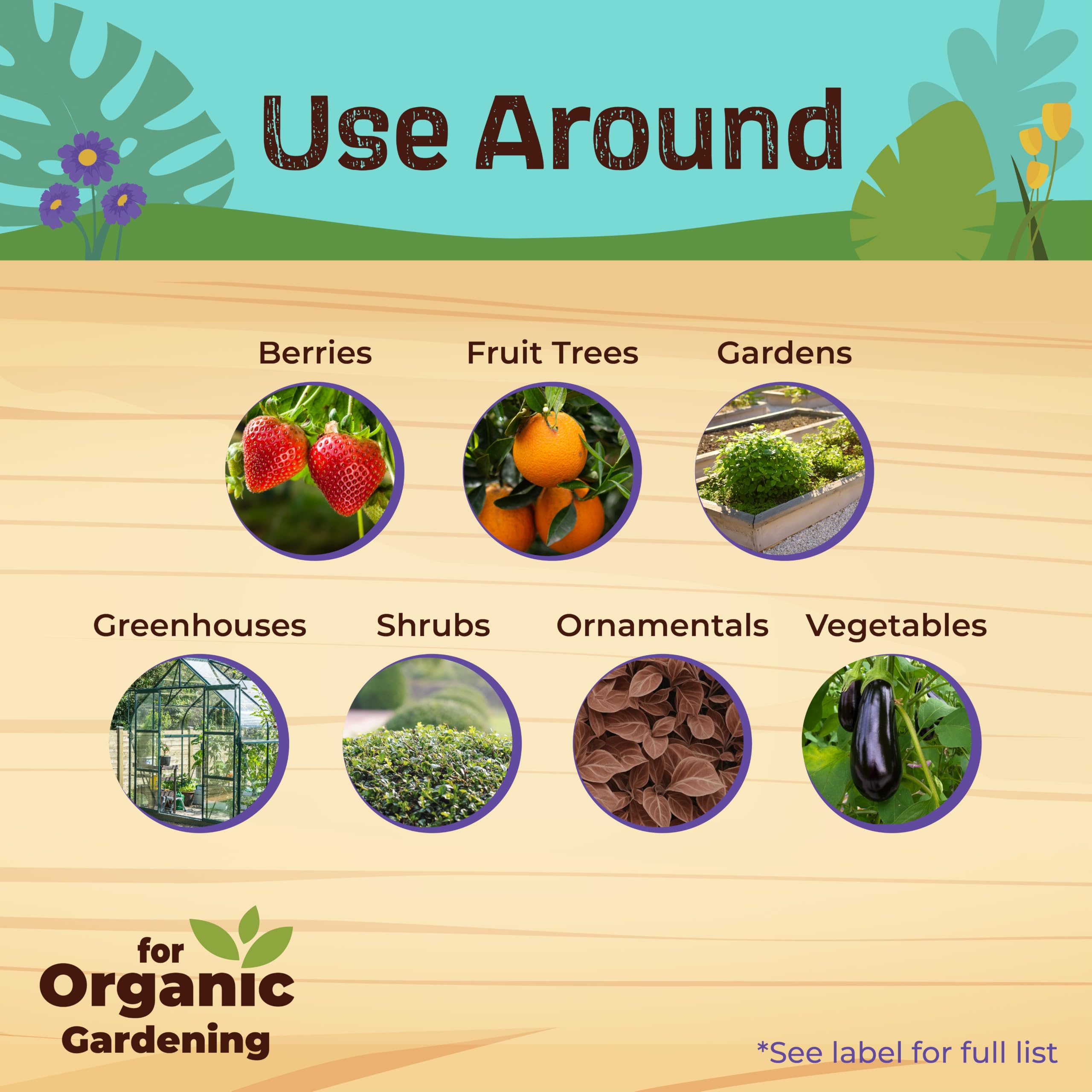 Bonide Bug & Slug Killer Granules application scene in garden