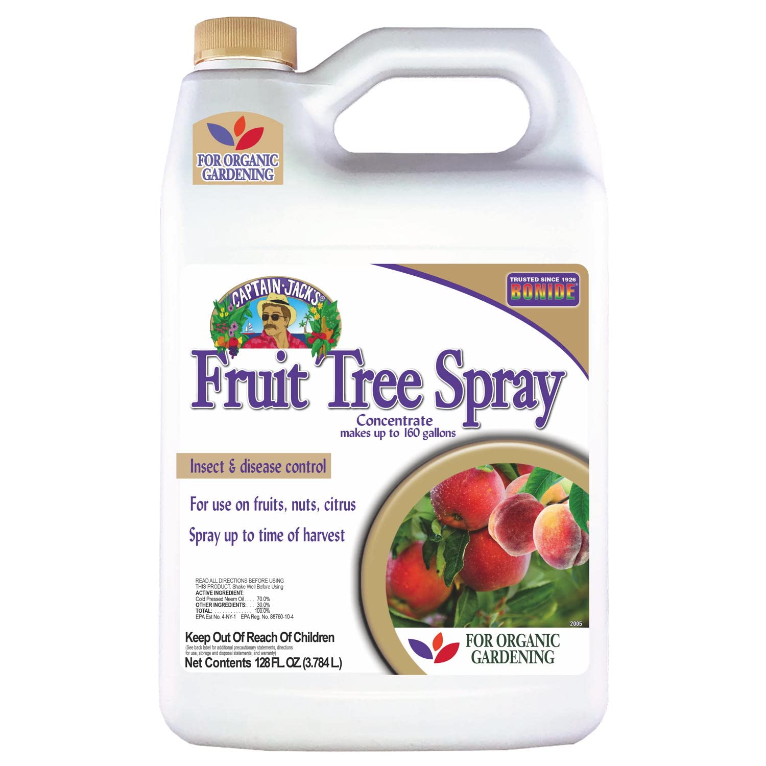 Bonide Captain Jack's Fruit Tree Spray 128 oz concentrate front view