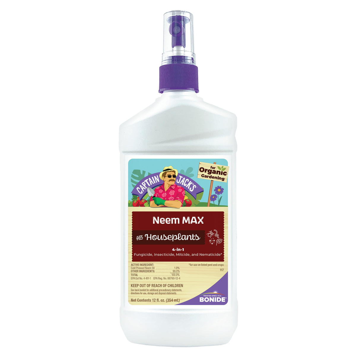Bonide Captain Jack's Neem Max Ready-to-Use Spray bottle front view