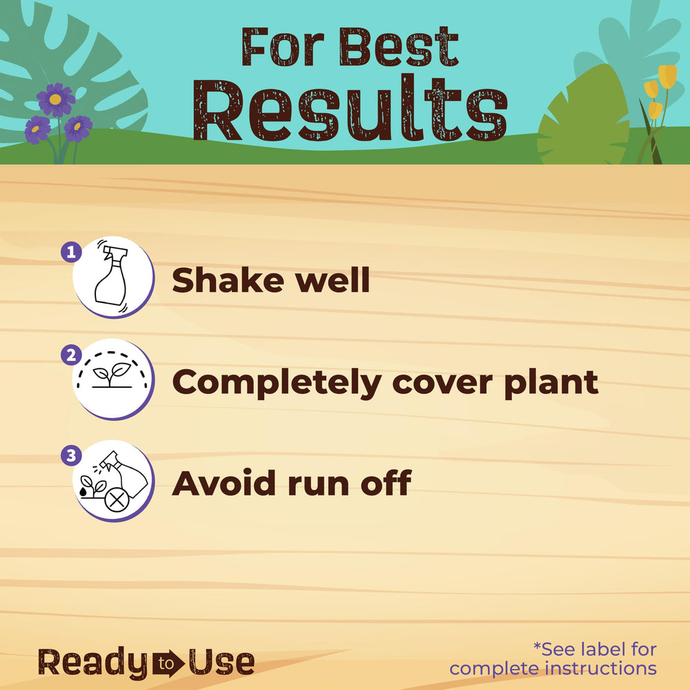 Bonide Captain Jack's Neem Max spray in a garden setting