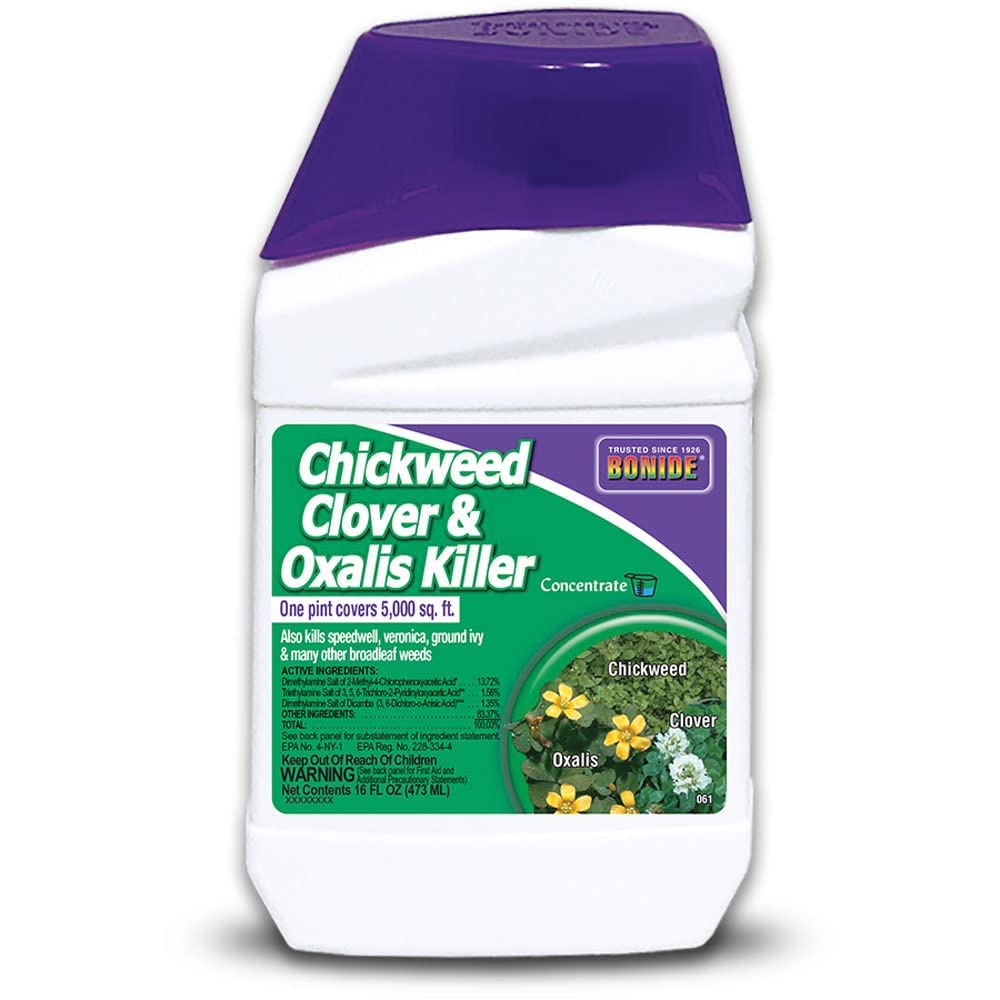 Bonide Chickweed, Clover & Oxalis Killer Concentrate 16 oz front view