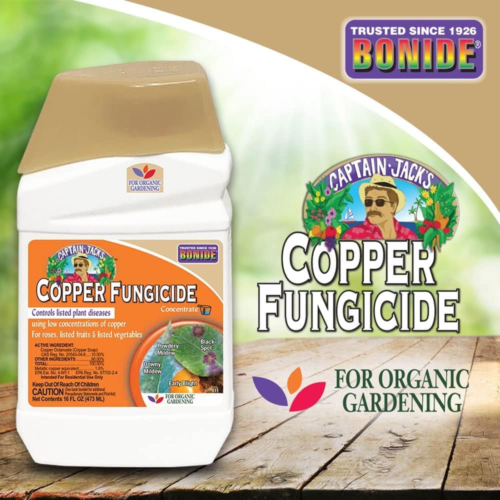 Bonide Copper Fungicide pack of 2 with label details