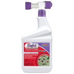 Bonide Eight Insect Control 32 oz spray bottle with hose-end sprayer