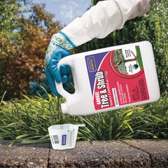 Bonide insect control concentrate mixed with water in a spray bottle