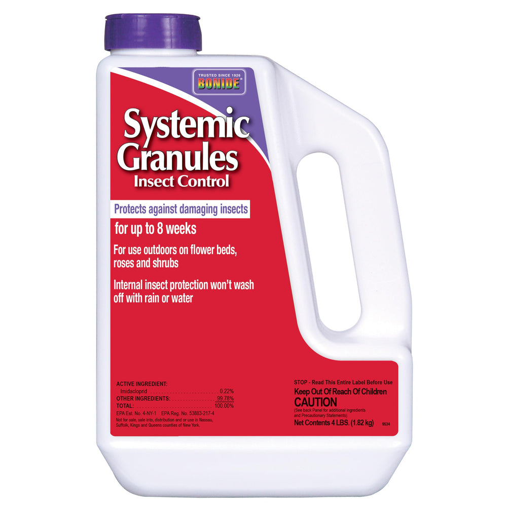 Bonide Insect Control Systemic Granules 4 lbs front view