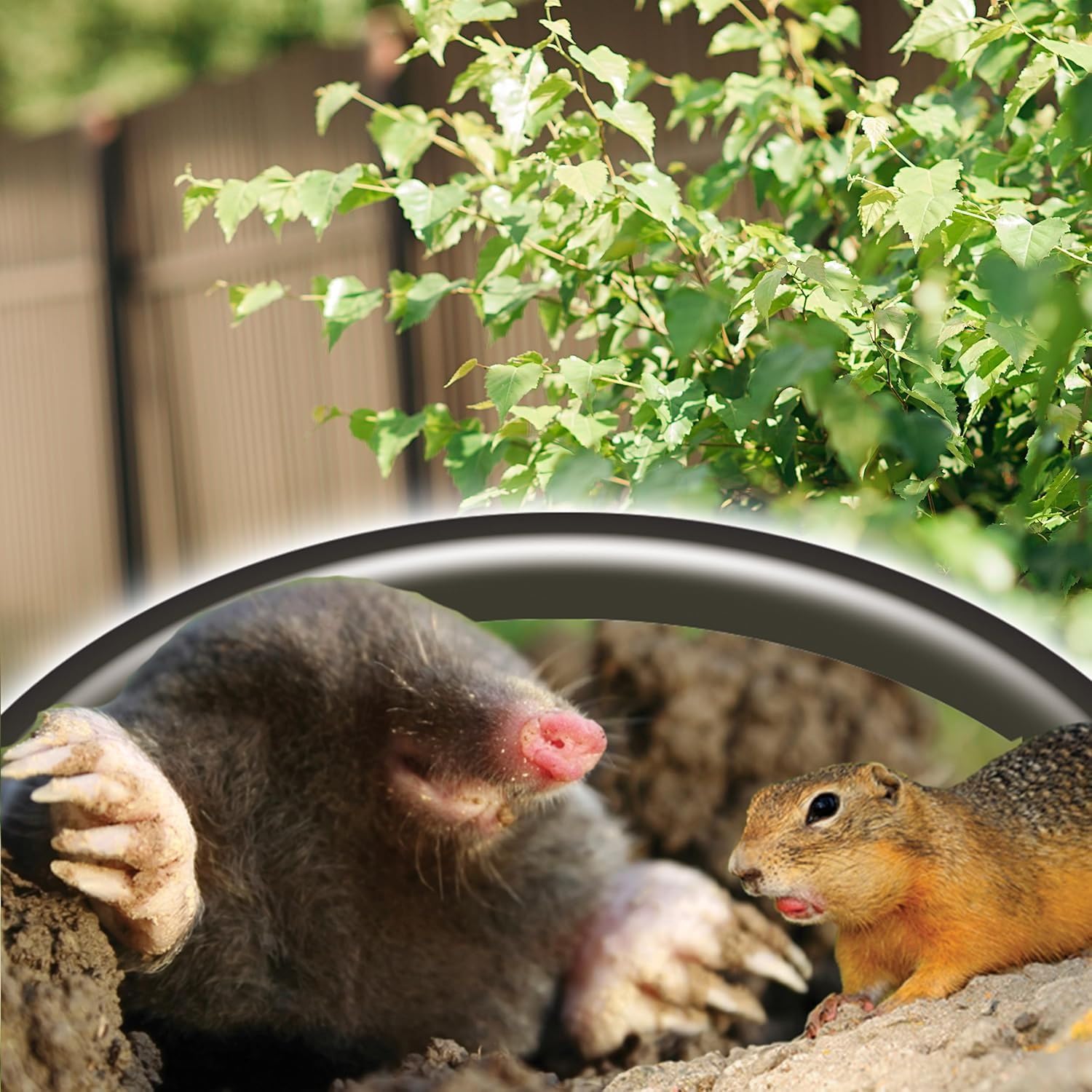 Bonide Mole & Gopher Killer safety warning details on label