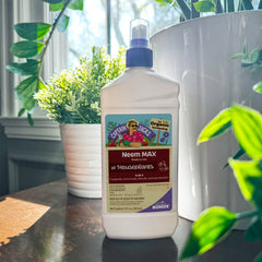 Bonide Neem Max 12 oz spray side view with pump nozzle