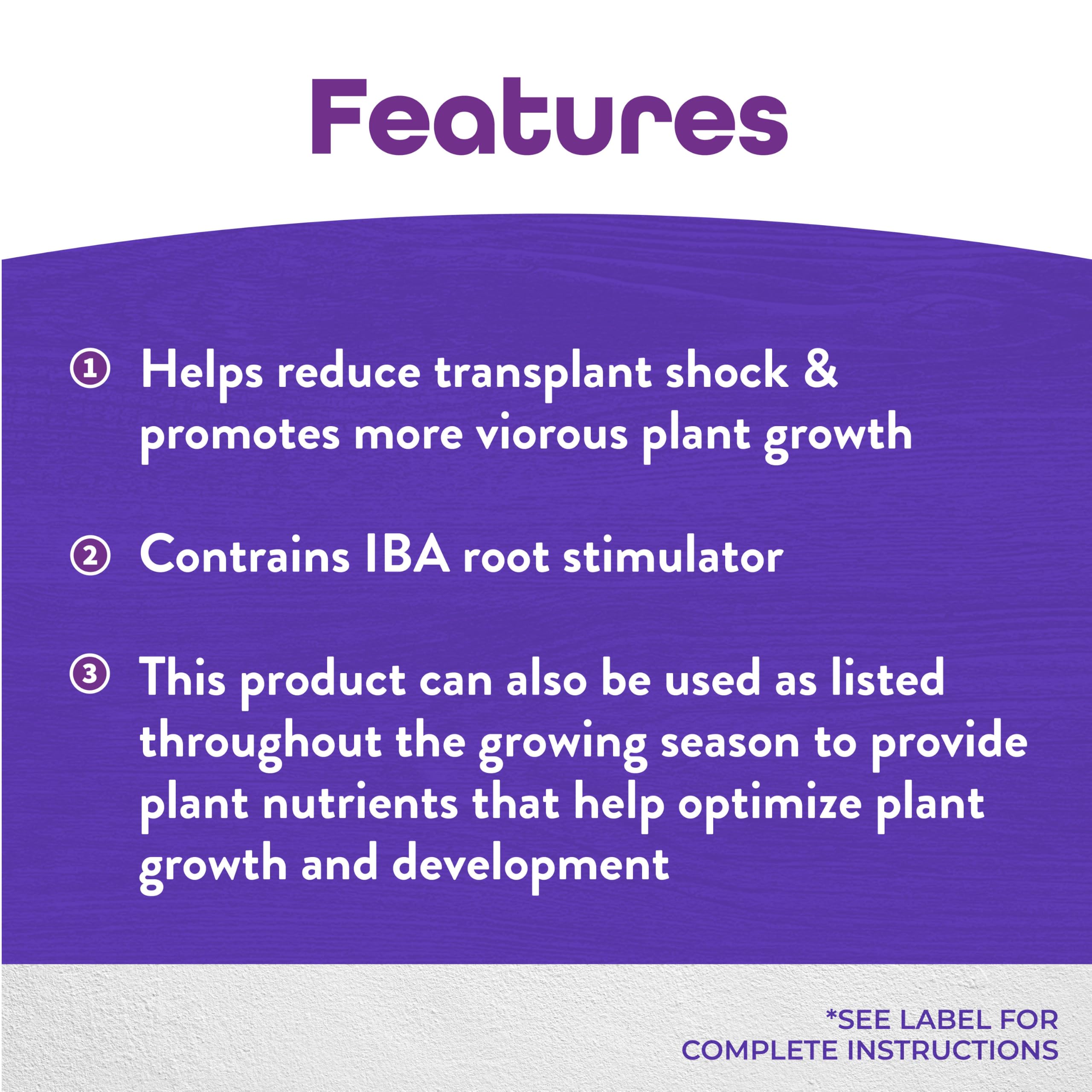 Bonide Root & Grow 128 oz Concentrate back view