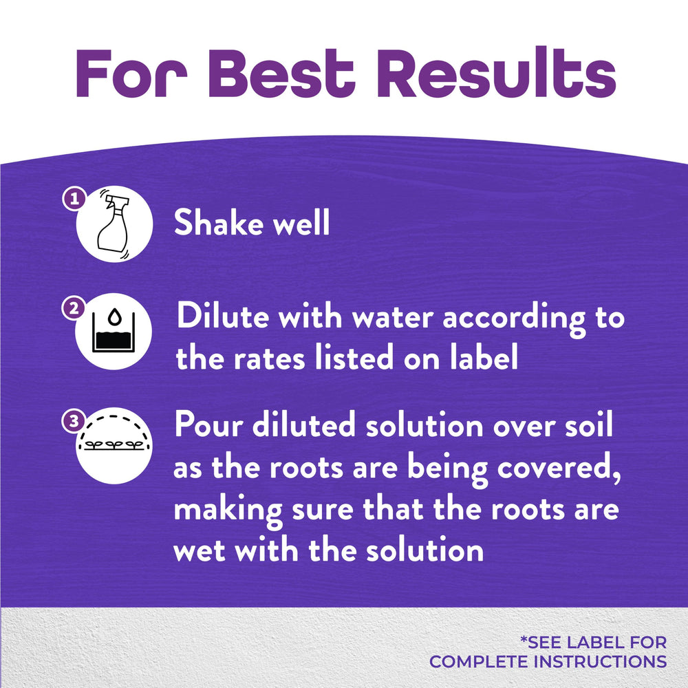 Bonide Root & Grow application instructions on label