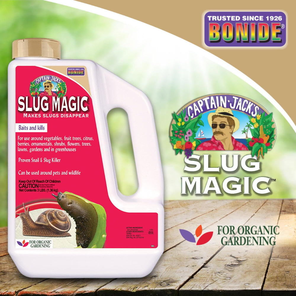 Bonide Slug Magic Granules ready for application