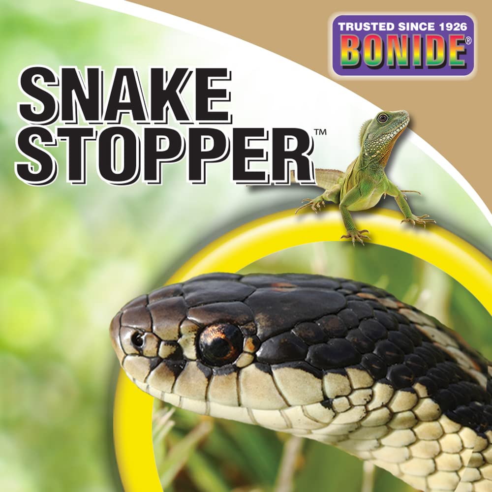 Bonide Snake Stopper in a protective garden area