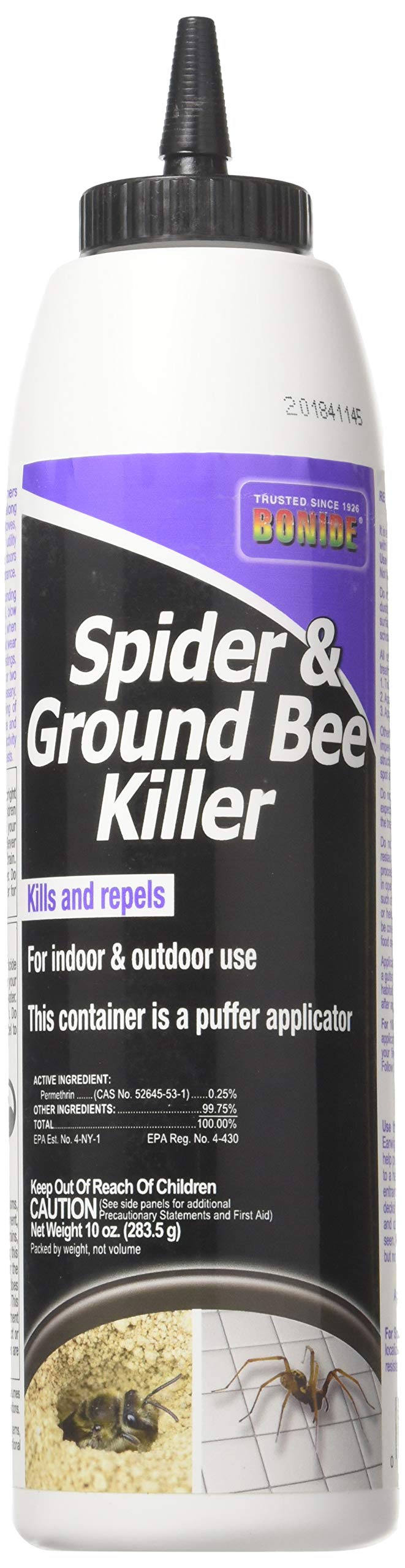 Bonide Spider and Ground Bee Killer 10 oz front view