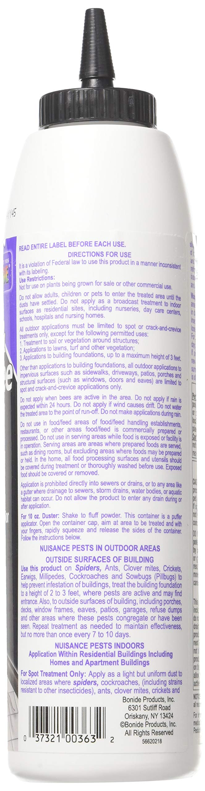 Bonide Spider and Ground Bee Killer 10 oz with snorkel tube applicator
