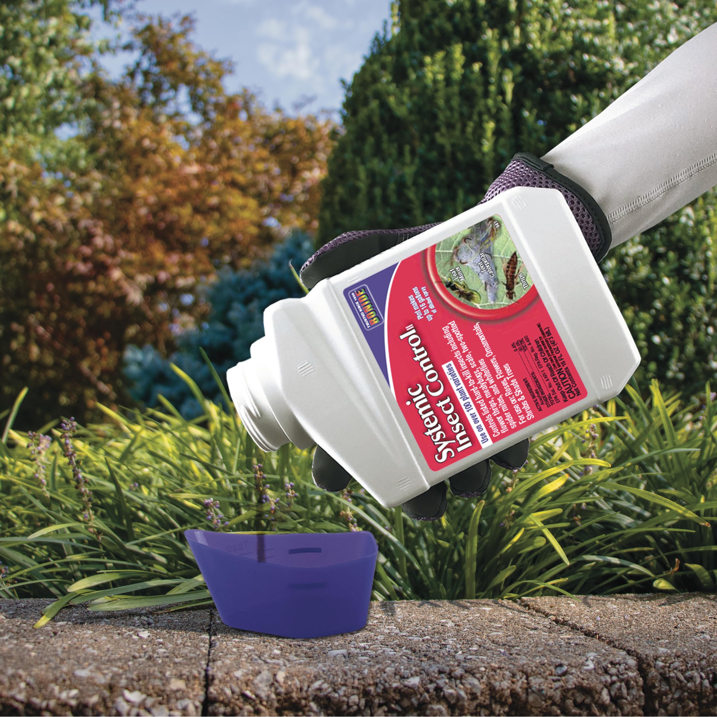 Bonide Systemic Insect Control 16 oz concentrate packaging and contents