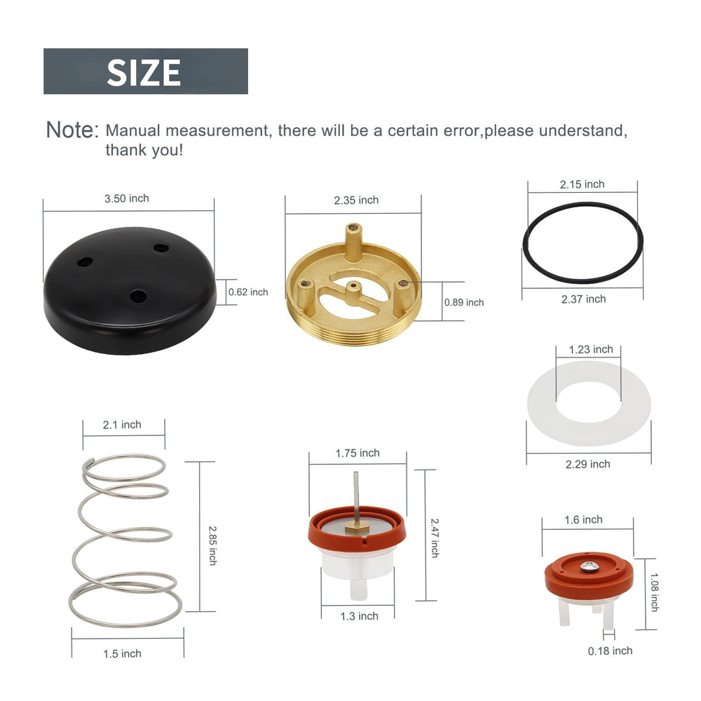 Bonnet O-Rings and Washers from Thaekuns Repair Kit