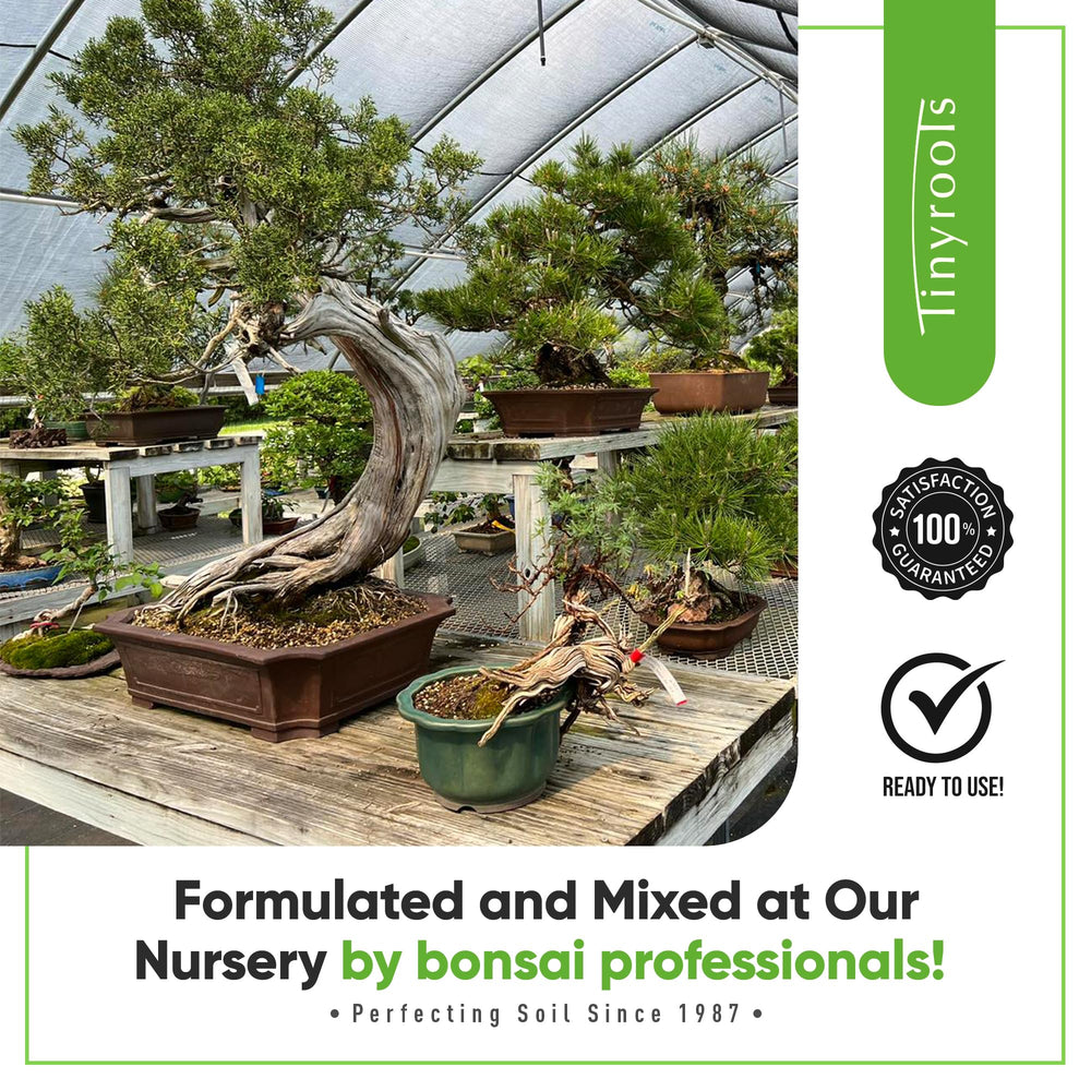 Bonsai Outlet Bonsai Soil Mix being poured into a pot