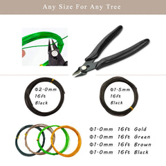 Bonsai training wires included in the kit