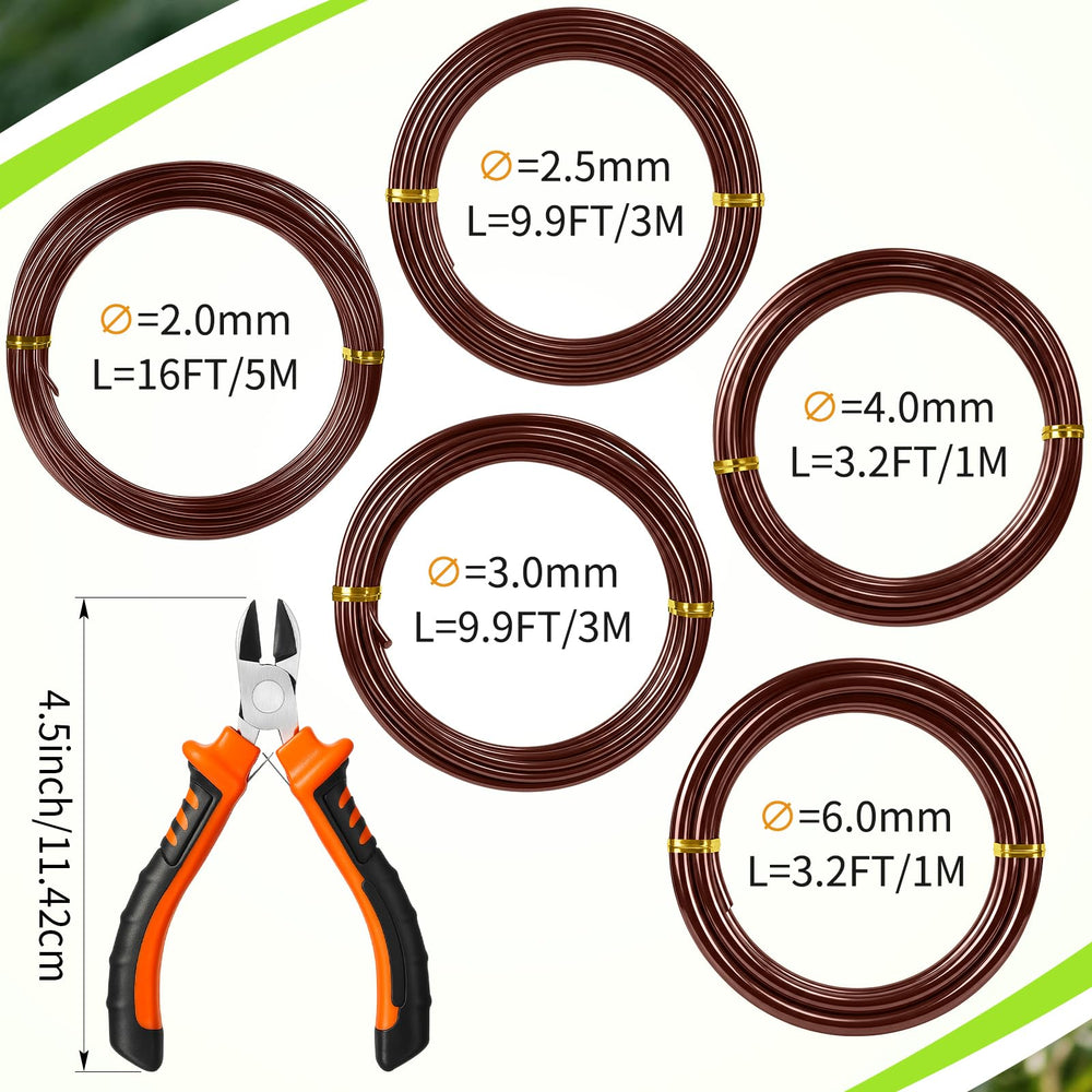 Bonsai wire cutter included in the set