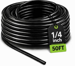 Bonviee 50FT drip irrigation tubing roll, black