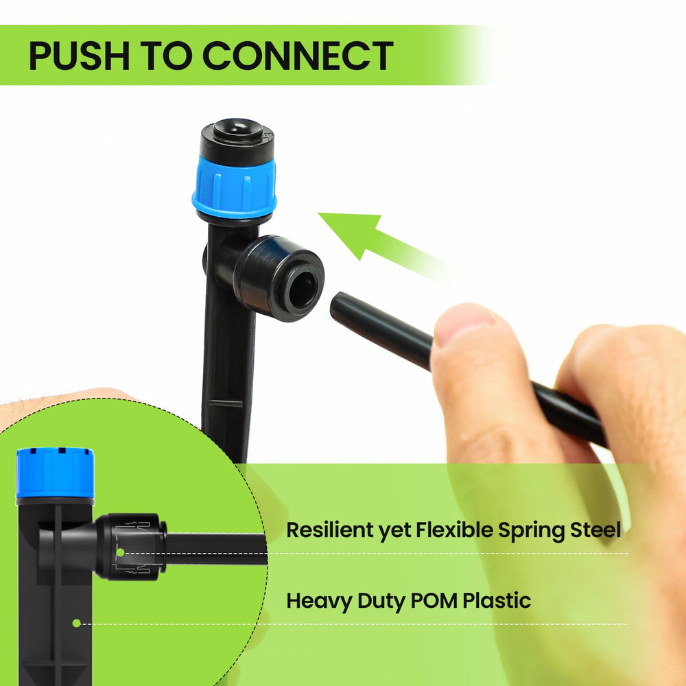 Bonviee adjustable emitters including vortex sprayers and mist nozzles