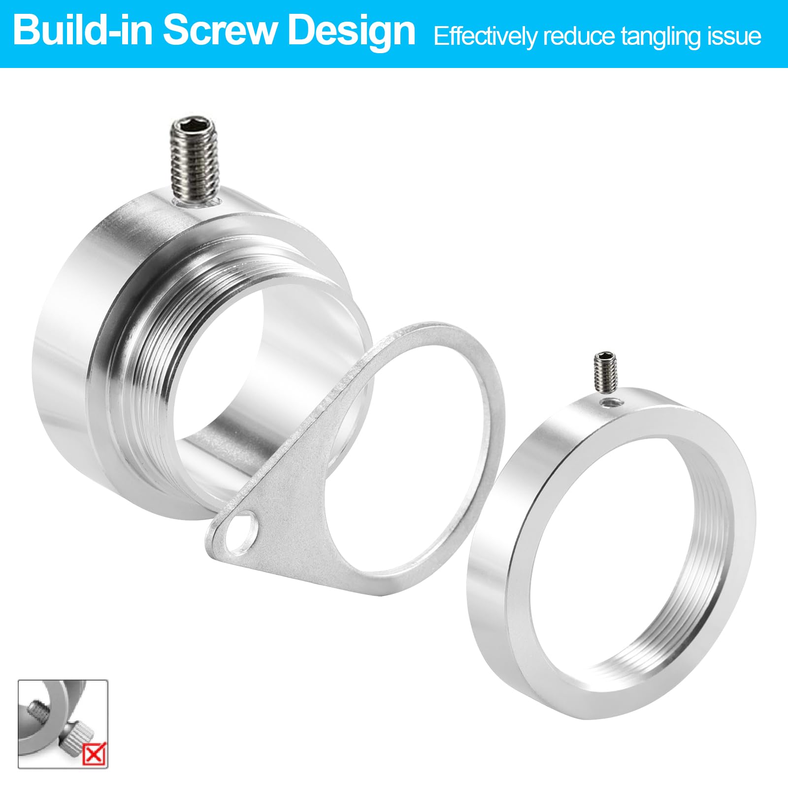 BONWIN flag clips with attached grommet flag