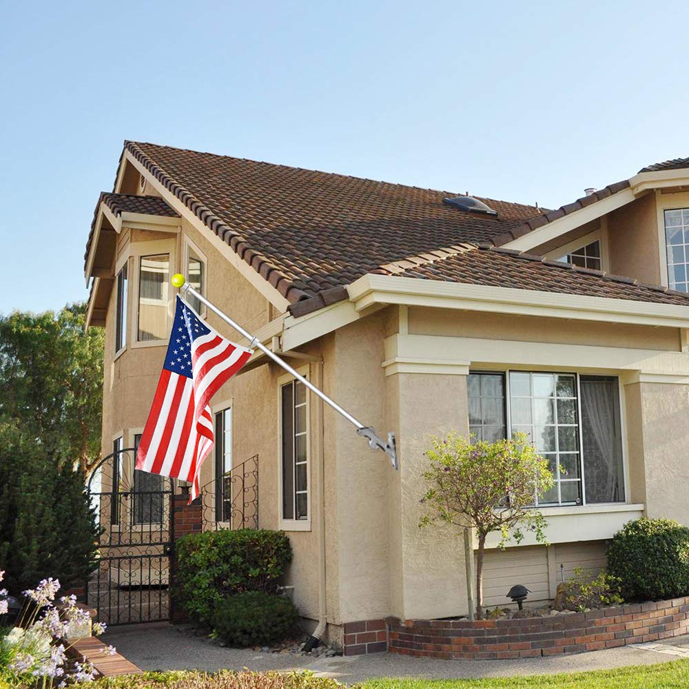 BONWIN flag pole clips displayed outdoors with flag