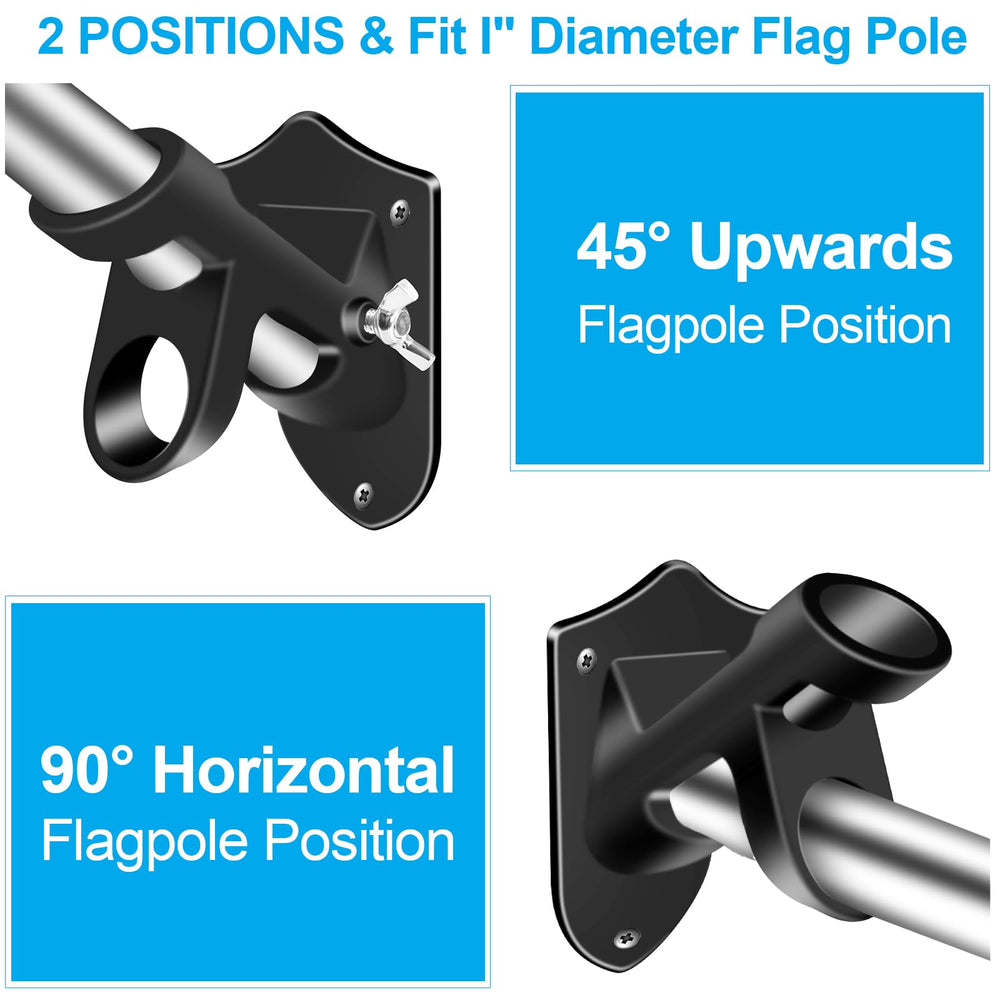 BONWIN flagpole kit packaging and accessories