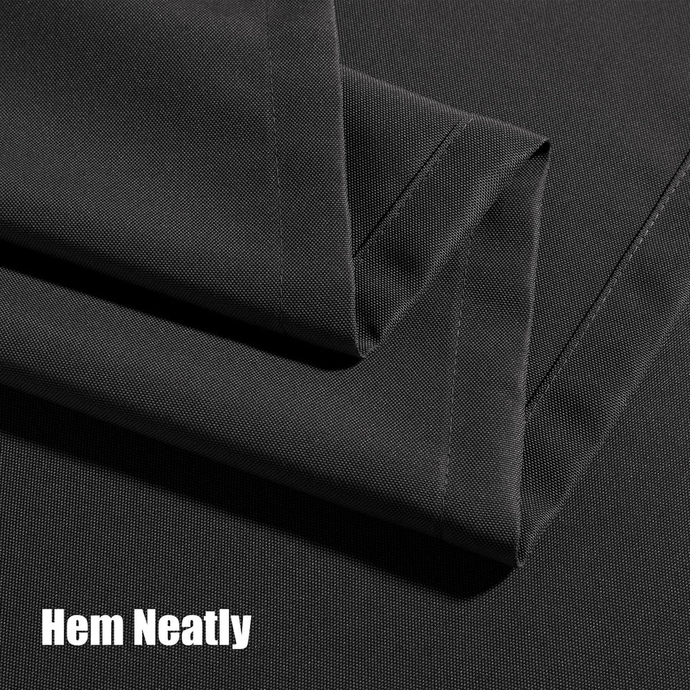 BONZER Outdoor Curtain Charcoal packaged for delivery
